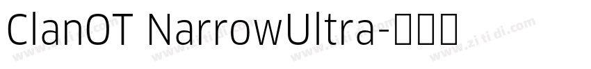 ClanOT NarrowUltra字体转换